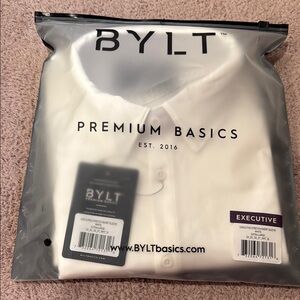 Men's White Premium Basics Shirt